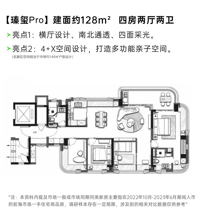 前海瑧玺前海瑧玺 1 2 8 ㎡